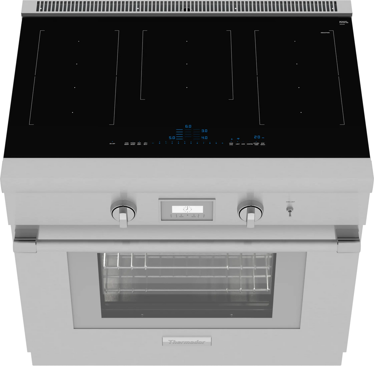 THERMADOR  Liberty® Induction Professional Range 36'' Pro Harmony® Standard Depth - Stainless Steel (PRI36LBHU)