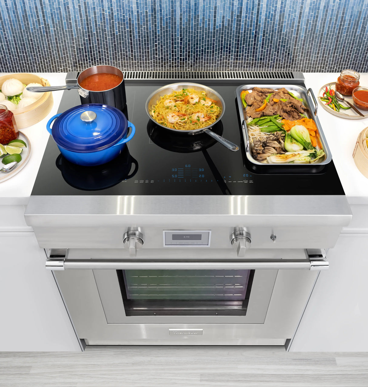 THERMADOR  Liberty® Induction Professional Range 36'' Pro Harmony® Standard Depth - Stainless Steel (PRI36LBHU)