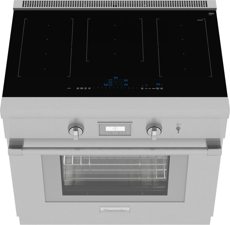 Thermador Liberty Induction Professional Range 36" Pro Harmony® Standard Depth - Stainless Steel (PRI36LBHU)