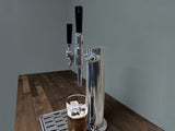 Zephyr  24" Kegerator & Beverage Cooler - Stainless Steel (PRKB24C01AG)