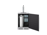 Zephyr 24" Outdoor Kegerator & Beverage Cooler - White (PRKB24C01ASOD)