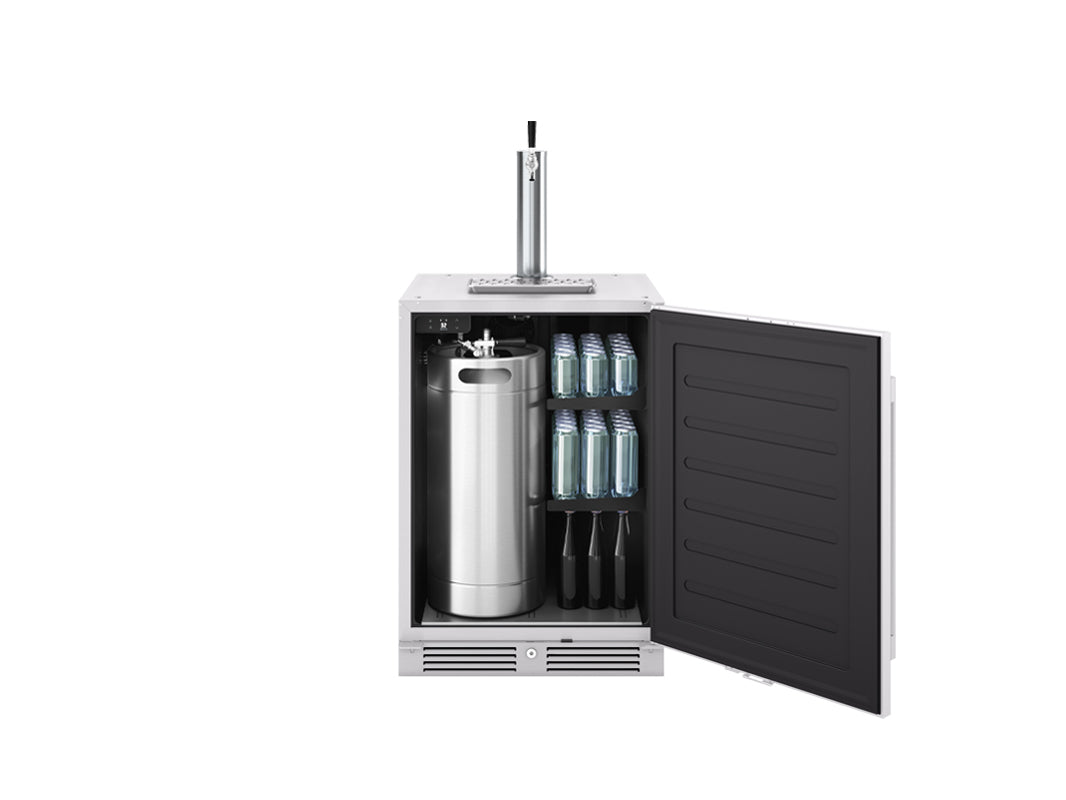 Zephyr  24" Outdoor Kegerator & Beverage Cooler - Stainless Steel (PRKB24C01ASOD)
