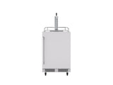 Zephyr 24" Outdoor Kegerator & Beverage Cooler - White (PRKB24C01ASOD)