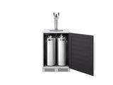 Zephyr 24" Outdoor Kegerator & Beverage Cooler - White (PRKB24C01ASOD)
