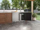 Zephyr 24" Outdoor Kegerator & Beverage Cooler - White (PRKB24C01ASOD)