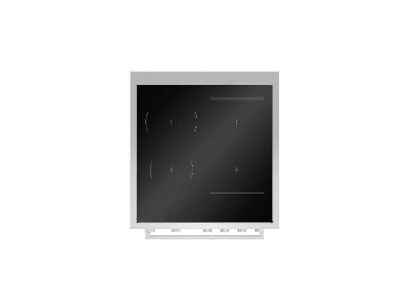 BERTAZZONI  24" Professional Series range - Induction manual clean oven - 4 burners - Builder - Stainless Steel (PRO244IFEMXB)