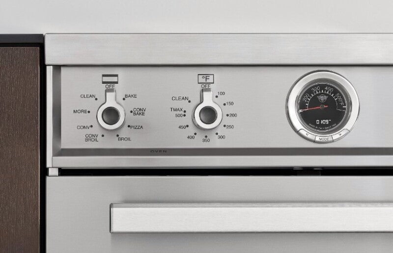 BERTAZZONI  30 inch Dual Fuel Range, 4 Brass Burners, Electric Self-Clean Oven - Giallo (PRO304BFEPGIT)