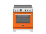 BERTAZZONI  30 inch Induction Range, 4 Heating Zones, Electric Self-Clean Oven - Arancio (PRO304IFEPART)