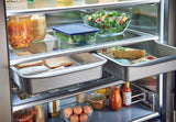 Sub-Zero 36" PRO Refrigerator/Freezer with Glass Door - Right Hinge - Stainless (PRO3650GRH)