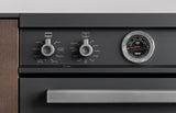 BERTAZZONI  36 inch Induction Range, 5 Heating Zones and Cast Iron Griddle, Electric Self-Clean Oven - Rosso (PRO365ICFEPROT)