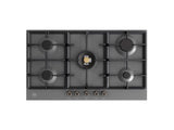 BERTAZZONI  36 Front Control Gas Cooktop 5 burners - Carbonio (PRO36CT5ACV)