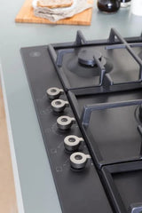 BERTAZZONI  36 Front Control Gas Cooktop 5 burners - Carbonio (PRO36CT5ACV)