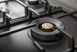 BERTAZZONI  36 Front Control Gas Cooktop 5 burners - Carbonio (PRO36CT5ACV)