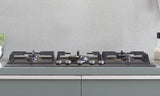 BERTAZZONI  36 Front Control Gas Cooktop 5 burners - Carbonio (PRO36CT5ACV)