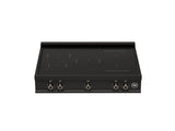BERTAZZONI  36" 5 Induction Zones Rangetop Carbonio - Carbonio (PRO36RT5ICAT)