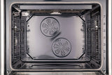 BERTAZZONI  30 Double Electric Convection Oven Self-Clean with Assistant - Stainless Steel (PROF30FDEXT)