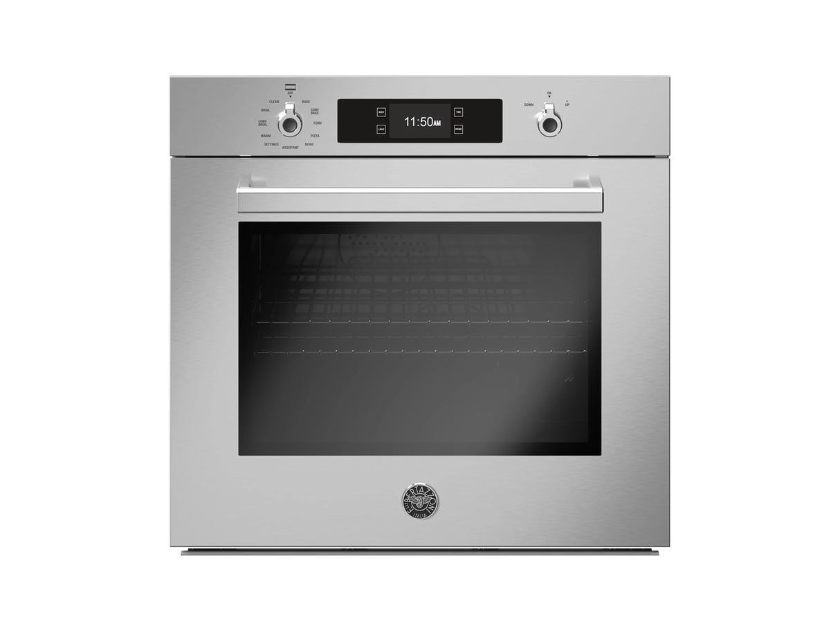BERTAZZONI  30 Electric Convection Oven Self-Clean with Assistant - Stainless Steel (PROF30FSEXT)