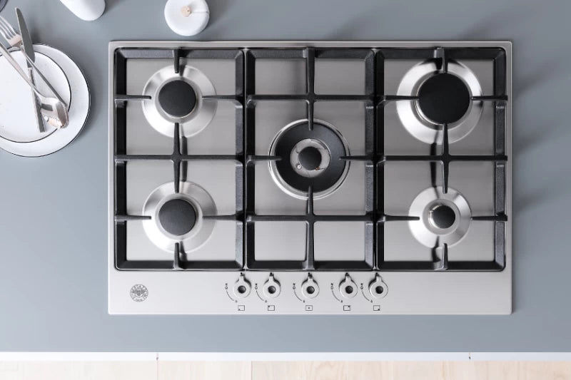 BERTAZZONI  36 Front Control Gas Cooktop 5 burners - Stainless Steel (PROF365CTXV)