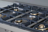 BERTAZZONI  36 Gas Rangetop 6 brass burners - Stainless Steel (PROF366RTBXT)