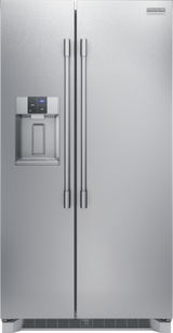 Frigidaire Professional  22 Cu. Ft. 36" Counter-Depth Side-by-Side Refrigerator - Stainless Steel (PRSC2222AF)