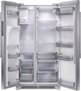 Frigidaire Professional  22 Cu. Ft. 36" Counter-Depth Side-by-Side Refrigerator - Stainless Steel (PRSC2222AF)