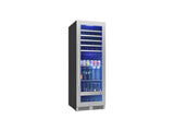 Zephyr  24" Full Size Dual Zone Wine & Beverage Cooler - Stainless Steel (PRWB24F02BG)