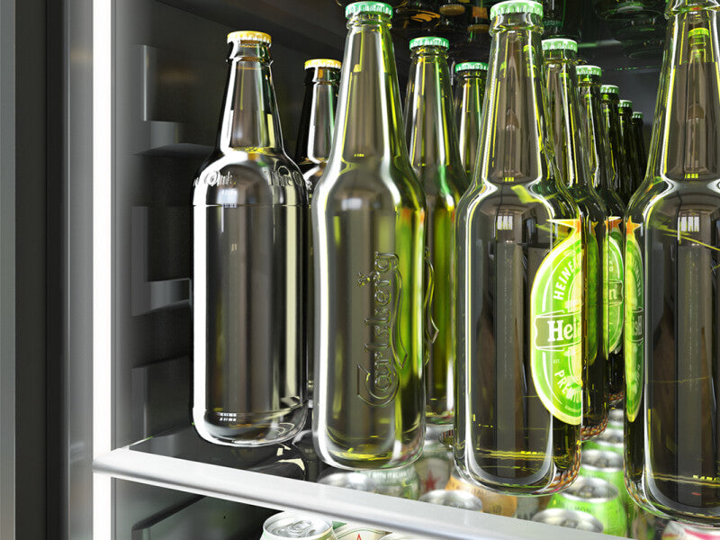 ZEPHYR  24" Full Size Dual Zone Wine & Beverage Cooler - Other (PRWB24F02BG)