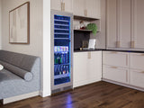 Zephyr 24" Full Size Dual Zone Wine & Beverage Cooler - Stainless Steel (PRWB24F02BG)