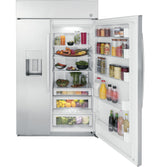 GE Profile  48" Smart Built-In Side-by-Side Refrigerator with Dispenser - Stainless Steel (PSB48YSNSS)