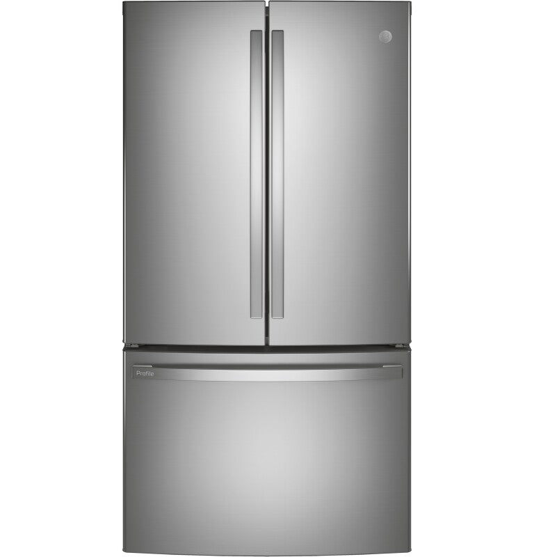 GE Profile  23.1 Cu. Ft. Counter-Depth Fingerprint Resistant French-Door Refrigerator - Fingerprint Resistant Stainless Steel (PWE23KYNFS)