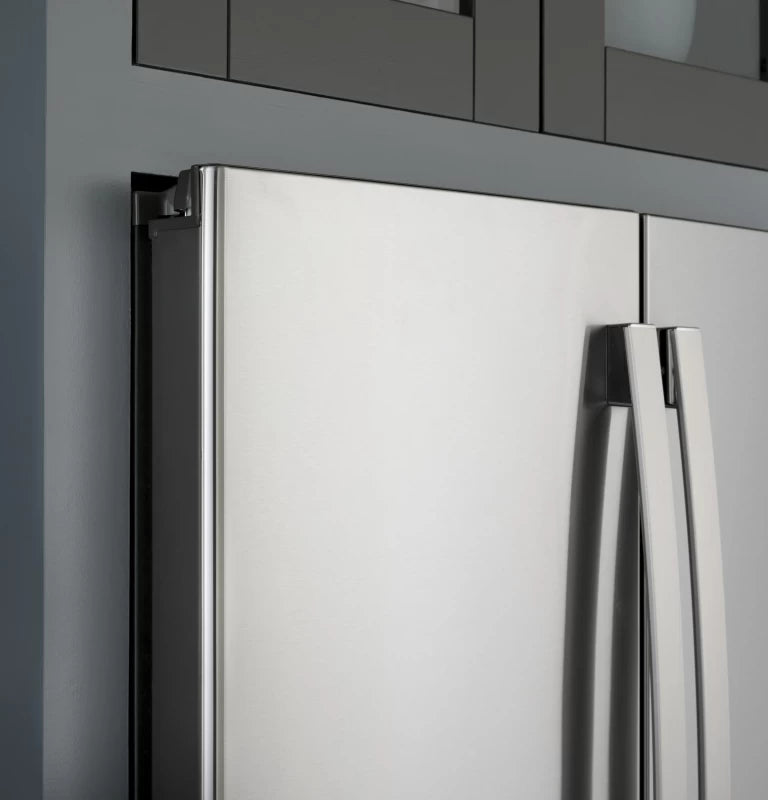 GE Profile 23.1 Cu. Ft. Counter-Depth Fingerprint Resistant French-Door Refrigerator - Gray (PWE23KYNFS)