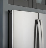 GE Profile 23.1 Cu. Ft. Counter-Depth Fingerprint Resistant French-Door Refrigerator - Gray (PWE23KYNFS)