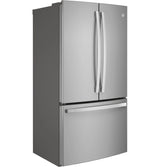 GE Profile 23.1 Cu. Ft. Counter-Depth Fingerprint Resistant French-Door Refrigerator - Gray (PWE23KYNFS)