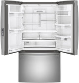 GE Profile 23.1 Cu. Ft. Counter-Depth Fingerprint Resistant French-Door Refrigerator - Stainless Steel (PWE23KYNFS)