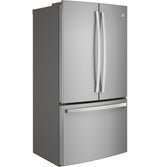 GE Profile 23.1 Cu. Ft. Counter-Depth Fingerprint Resistant French-Door Refrigerator - Stainless Steel (PWE23KYNFS)