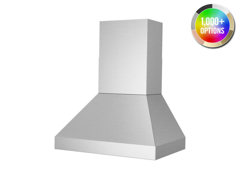 BLUESTAR  36″ Pyramid Style Hood - Stainless Steel (PY036ML)