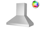 BLUESTAR  42″ Pyramid Style Hood - Stainless Steel (PY042ML)