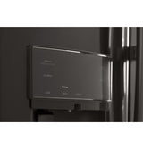 GE Profile 22.1 Cu. Ft. Counter-Depth French-Door Refrigerator with Hands-Free AutoFill - Black (PYE22KBLTS)