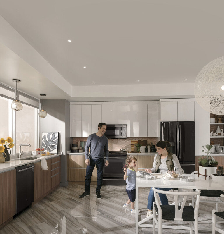 GE Profile 22.1 Cu. Ft. Counter-Depth French-Door Refrigerator with Hands-Free AutoFill - Black Stainless (PYE22KBLTS)