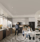 GE Profile 22.1 Cu. Ft. Counter-Depth French-Door Refrigerator with Hands-Free AutoFill - Black Stainless (PYE22KBLTS)