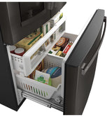 GE Profile 22.1 Cu. Ft. Counter-Depth French-Door Refrigerator with Hands-Free AutoFill -  (PYE22KBLTS)