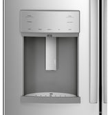 GE Profile  22.1 Cu. Ft. Counter-Depth Fingerprint Resistant French-Door Refrigerator with Hands-Free AutoFill - Fingerprint Resistant Stainless Steel (PYE22KYNFS)