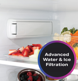 GE Profile  22.1 Cu. Ft. Counter-Depth Fingerprint Resistant French-Door Refrigerator with Hands-Free AutoFill - Fingerprint Resistant Stainless Steel (PYE22KYNFS)