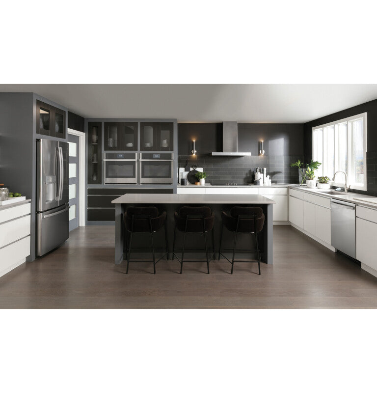 GE Profile  22.1 Cu. Ft. Counter-Depth Fingerprint Resistant French-Door Refrigerator with Hands-Free AutoFill - Fingerprint Resistant Stainless Steel (PYE22KYNFS)
