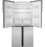 HAIER  Haier 16.8 Cu. Ft. Quad Door Refrigerator - Fingerprint Resistant Stainless (QHE16HYPFS)