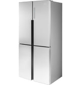 HAIER  Haier 16.8 Cu. Ft. Quad Door Refrigerator - Fingerprint Resistant Stainless (QHE16HYPFS)