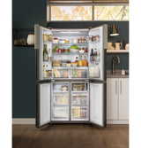 HAIER  Haier 16.8 Cu. Ft. Quad Door Refrigerator - Fingerprint Resistant Stainless (QHE16HYPFS)