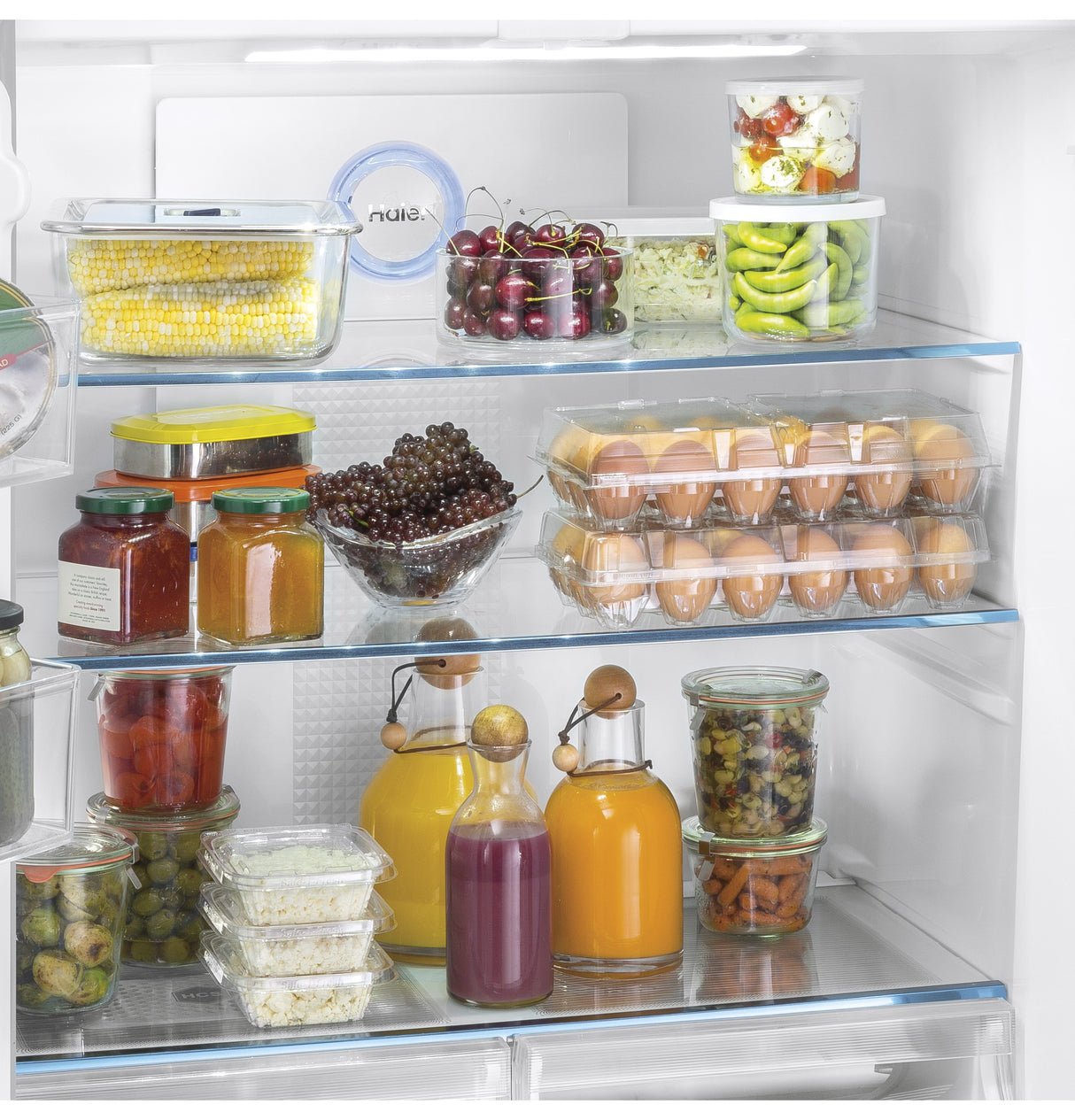 HAIER  Haier 16.8 Cu. Ft. Quad Door Refrigerator - Fingerprint Resistant Stainless (QHE16HYPFS)