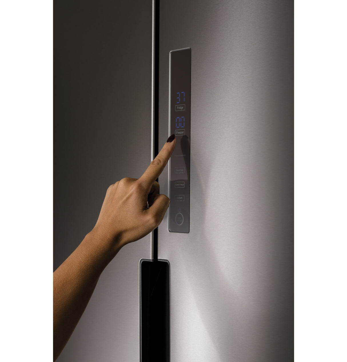 HAIER  Haier 16.8 Cu. Ft. Quad Door Refrigerator - Fingerprint Resistant Stainless (QHE16HYPFS)