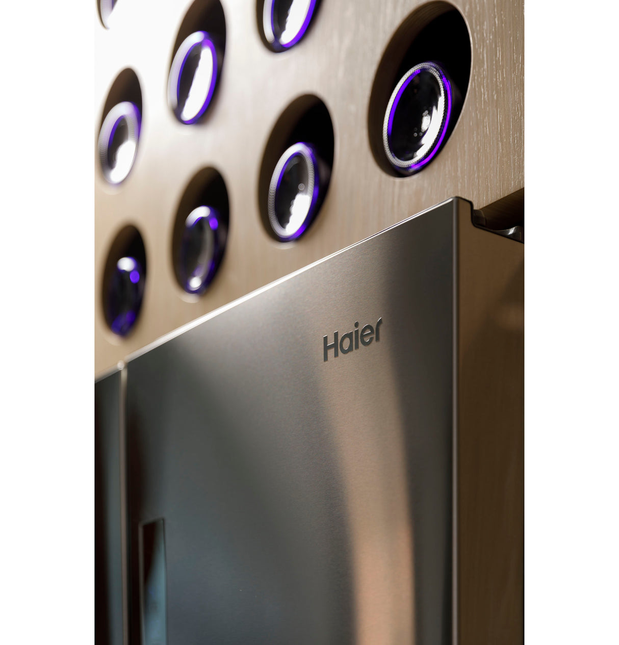 HAIER  Haier 16.8 Cu. Ft. Quad Door Refrigerator - Fingerprint Resistant Stainless (QHE16HYPFS)